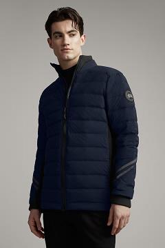 Chamarras Canada Goose Hombre Outlet - HyBridge Chaqueta De Plumas Black Label Azul Oscuro Marino TG1450672